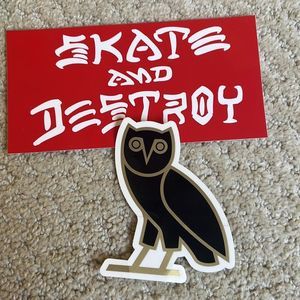 OVO drake October’s very own‎ & supreme laptop sticker bundle​